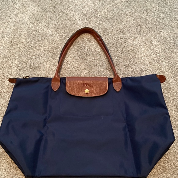 Longchamp Large navy bag - Picture 3 of 7
